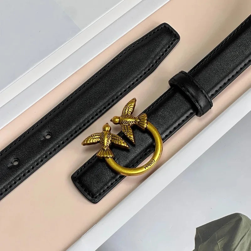 Women's Retro Belt, Fashionable PU Leather, Daily Clothing Decoration, Fully Matched, Exquisite, Birthday Gift, Practical Object