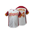 Men's Breathable Baseball Jersey V-Neck Short Sleeve "Venezuela 24" Stitched,Breathable Loose Fit Baseball Shirt for Casual Wear