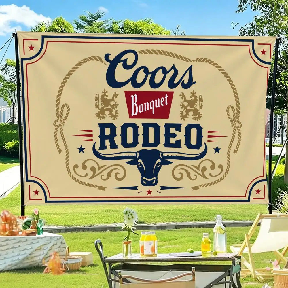 C-Coors Banquet Flags flag For Room Dorm Camping Picnic Art Style Garage Bar wall Decoration Banner
