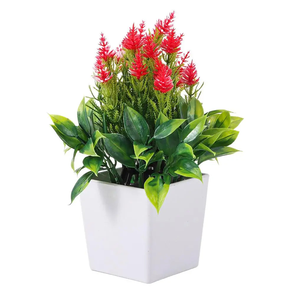 Artificial Flowers Plant Pot