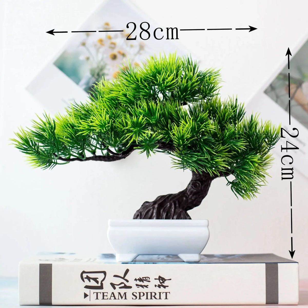 Artificial Plants Potted Bonsai