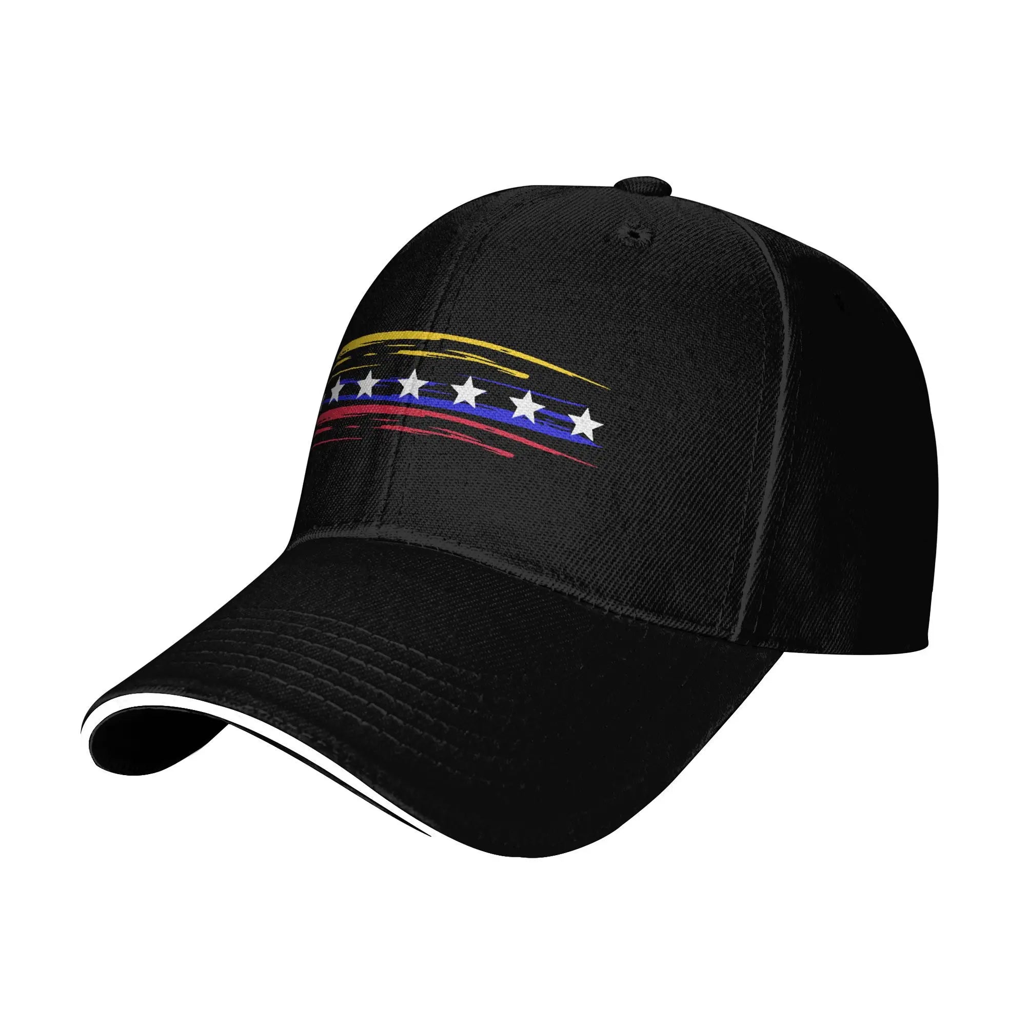 Venezuela flag minimalist Casual Baseball Cap  Kpop Rock Trucker Hat Summer Sun Visor Unisex-Teens Stylish Baseball Caps