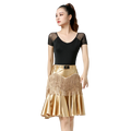 Adult Latin Dance Skirts Women's Practice Clothing Tassel Skirts Bot Wear Cetition Dance Performance Clothing
