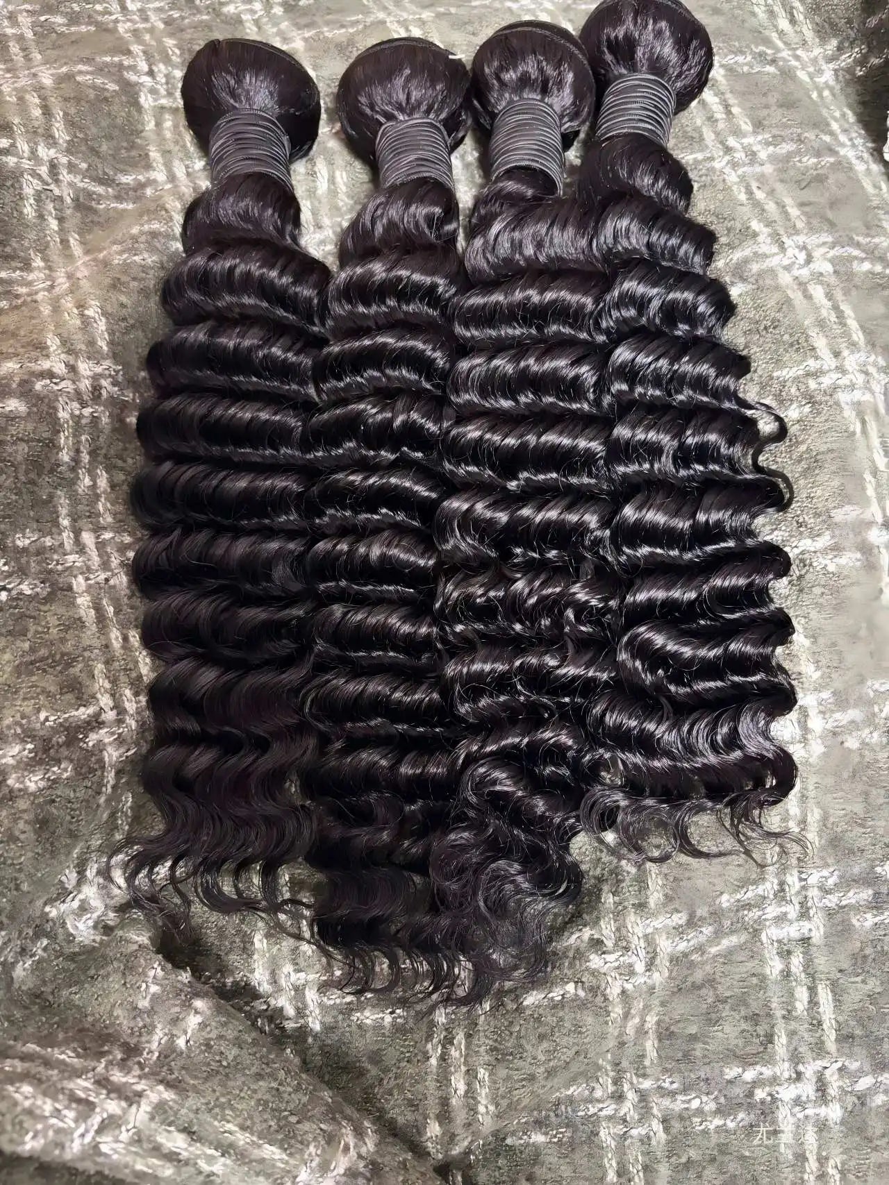 Deep Wave Hair Bundles 20-24 Inch – 12A Human Hair Extensions