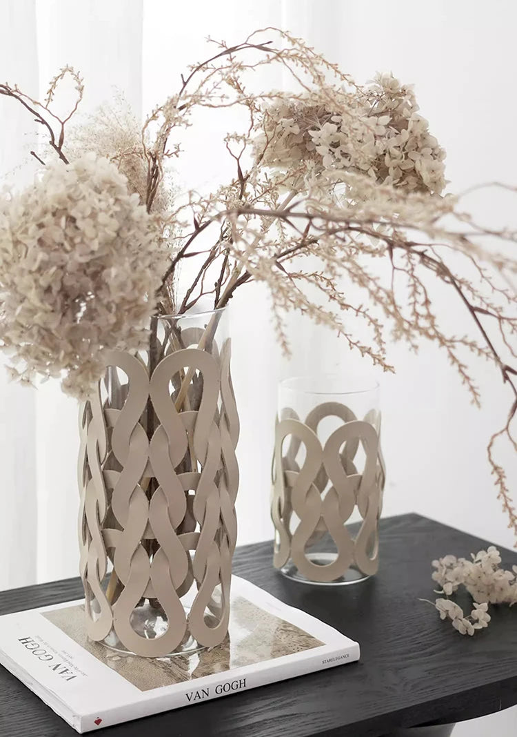 Glass Vases Decoration Aesthetic Flower Vase