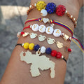 handmade Venezuela beaded bracelet, Venezuelan jewelry