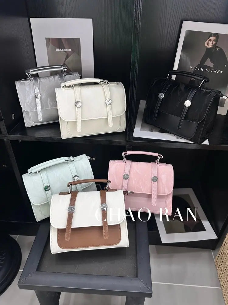 Classic Elegant Shoulder Bag For Women, Genuine Leather Tote Style, Popular Luxury Brand Handbag By Famous Designer Ladies