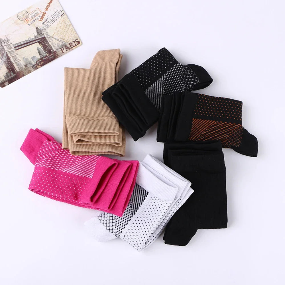 1Pair Neuropathy Socks for Women and Men,Soothe Compression Socks for Neuropathy Pain,Ankle Brace Plantar Fasciitis Socks