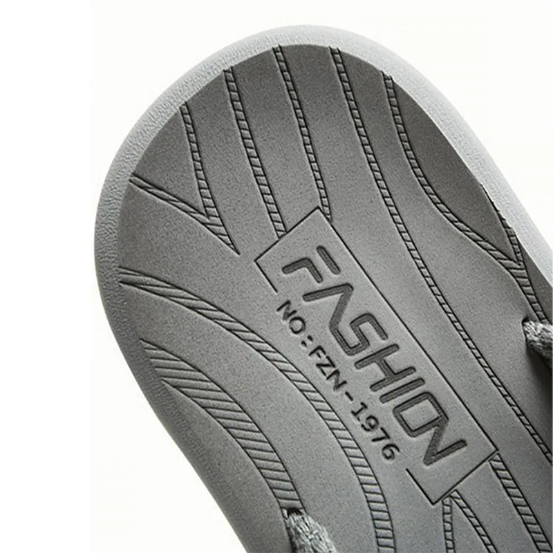 Pmoiste Men Flip Flops EVA Slip-on Beach Comfortable Designer House Slippers High Quality Summer Outdoor Non Slip
