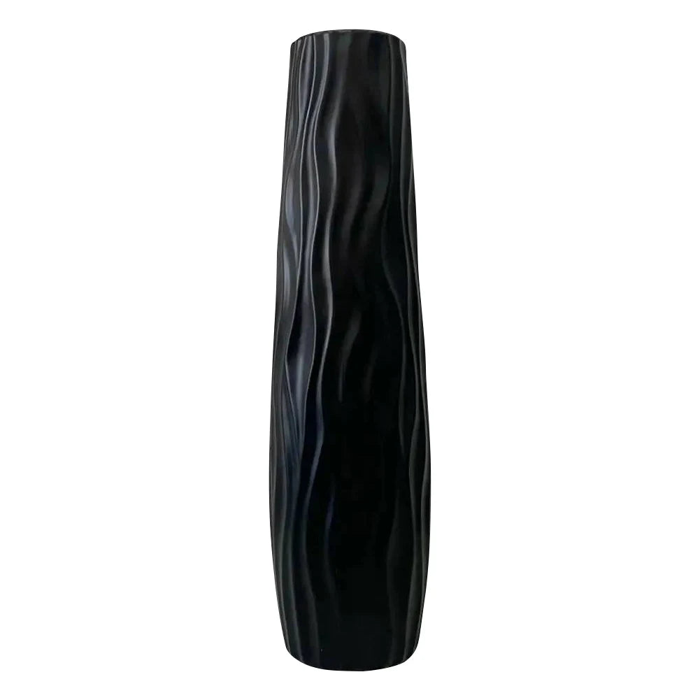 Large Floor Vase Decorative Vase Textured Floor Standing Vase for Home Living Room