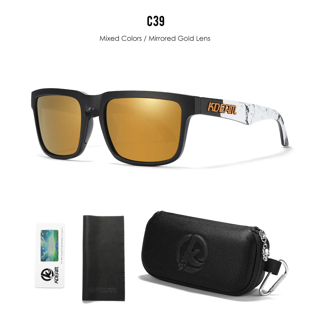 KDEAM Men's Square Sunglasses