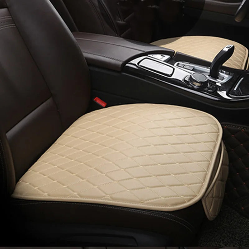 Universal Car Seat Covers PU Leather Seat Cover Auto Interior Accessories Mat Protector Car Leather Support Pad Car Seat Covers