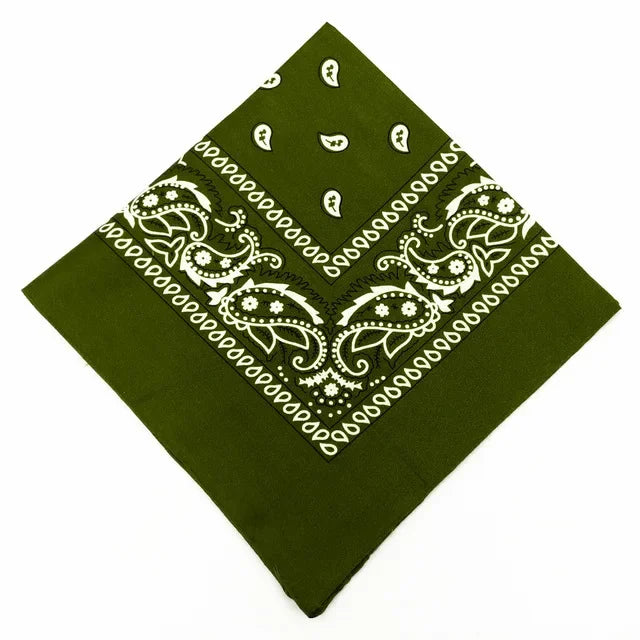 1/2pcs Hip Hop Bandana Man Women Fashion Outdoor Headbands Hair Band Wrist Wraps Hair Scarves High Quality Hair Accessories