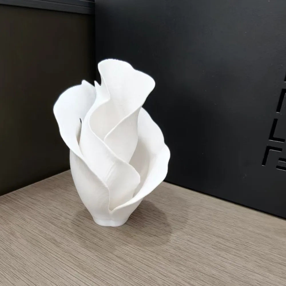 3D Printed Desktop Decoration Creative Irregular Abstract Vase Tabletop