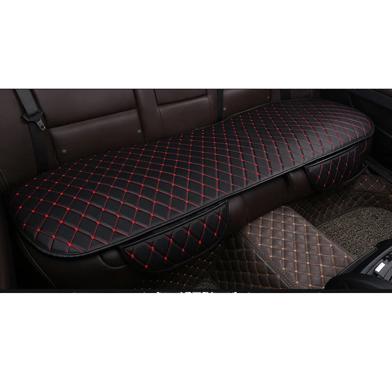 Universal Car Seat Covers PU Leather Seat Cover Auto Interior Accessories Mat Protector Car Leather Support Pad Car Seat Covers