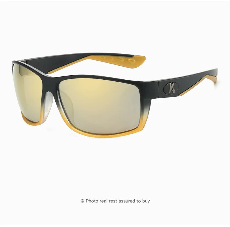 Karos Super Fashion Square Polarized Sunglasses Men Women UV protection outdoor Riding Fishing Retro Designer Sun Glasses UV400