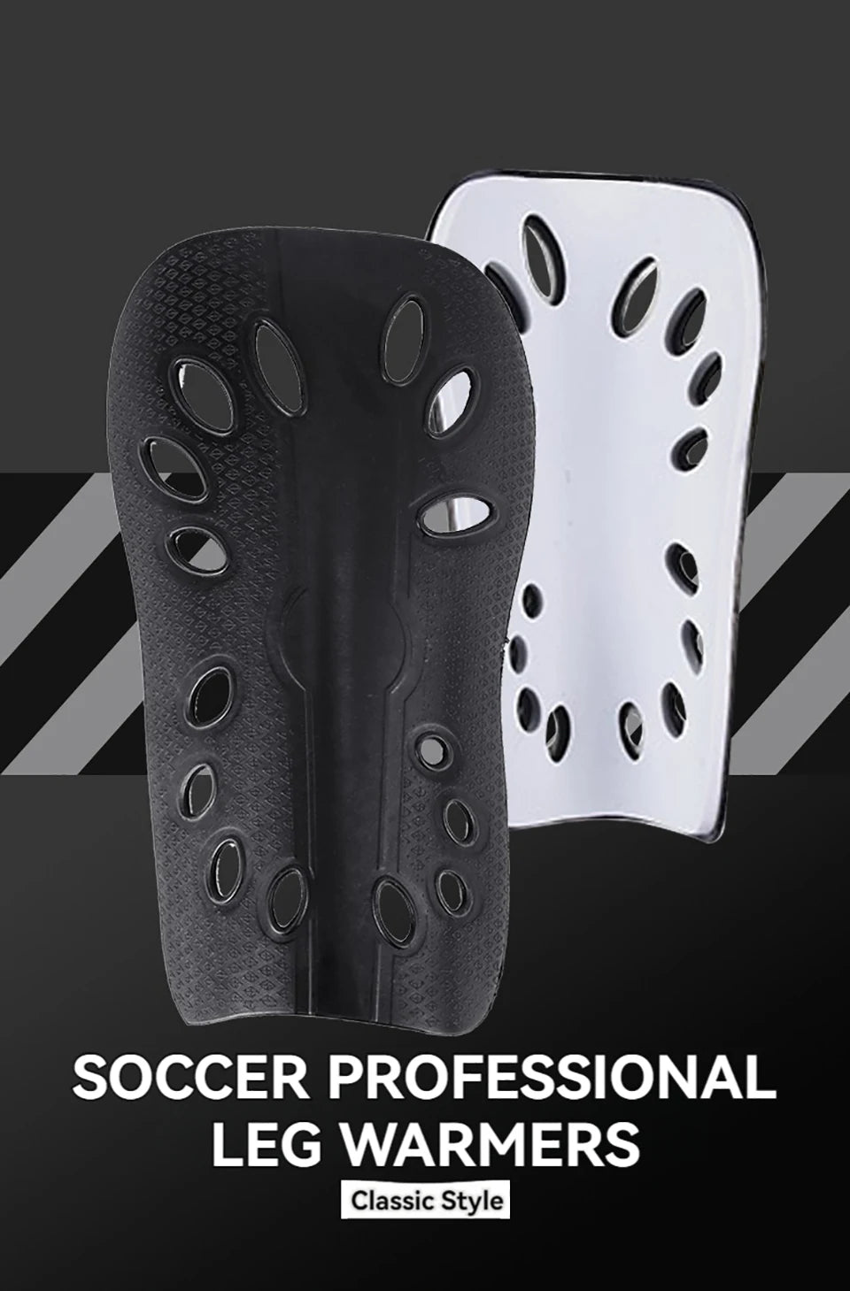 GOBYGO 1Pair Soccer Leg Warmers EVA material Match Training Sports Pads Plug-in Shin Guards Shin Protectors Calf Guard Inserts