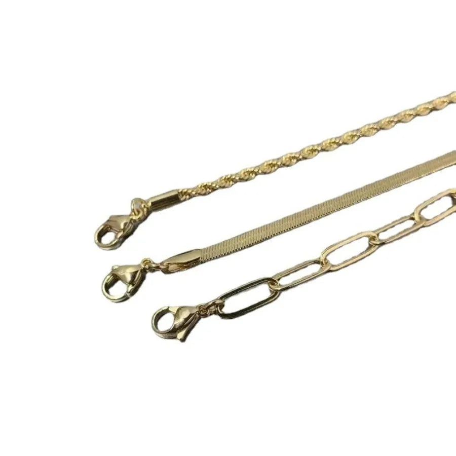 14K Gold Silver Plated Snake Chain Necklace Herringbone Necklace Gold Choker Necklaces for Women Girl Gifts Jewelry