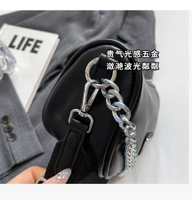 Famous Designer Ladies Shoulder Bag Leather Crossbody Handbag Women Messenger Tote Luxury Brand Classic Elegant Fashionable