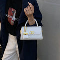 Famous Designer Leather Shoulder Bag For Women - Classic Elegant Handbag Messenger Bag Ladies Luxury Brand
