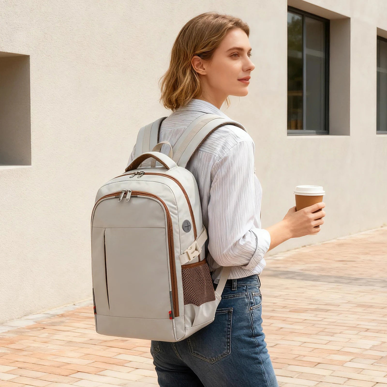 Men's backpacks, travel bags, laptop bags,，suitable for both men and women，High School Bags Teen College Student Backpack