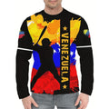 Baseball Sports Pattern Venezuela Shirt For Men 3D Print Graffiti Style Long Sleeve T-shirts Fashion Street Daily New T Shirts