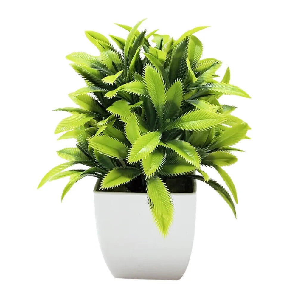 False Plants With Pot Potted Flowers Table Pulp Pot Garden Outdoor Decor
