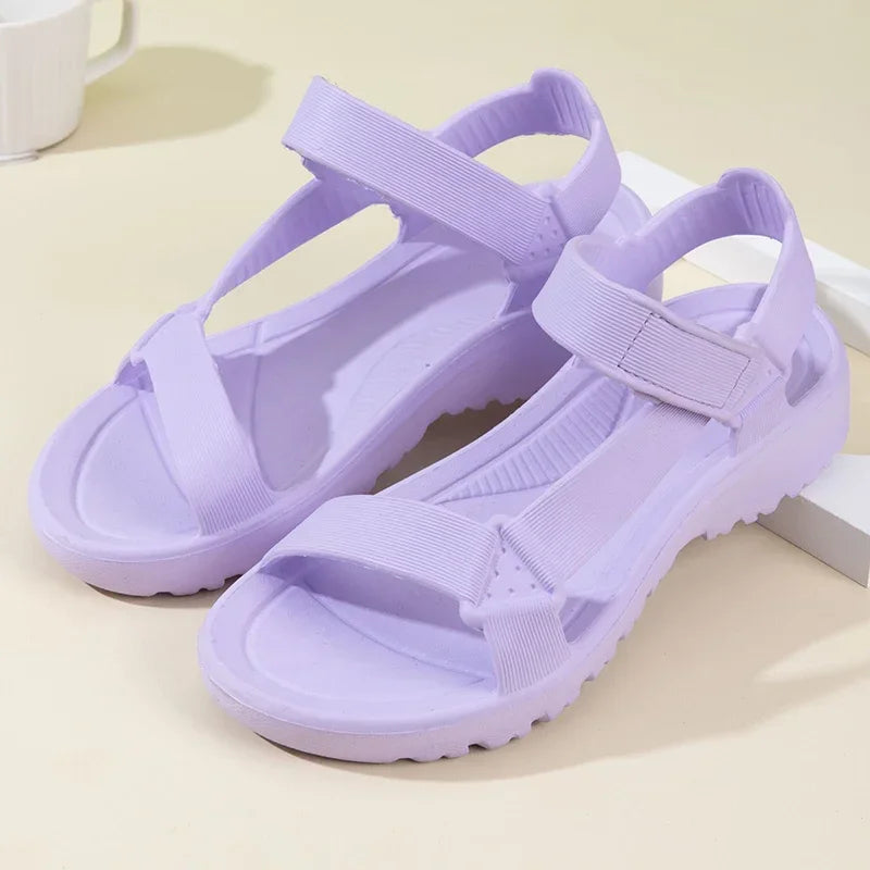 New Fashion Platform Sport Casual Flat Sandals Non-slip Outdoor Beach Sandalias Chaussure Femme