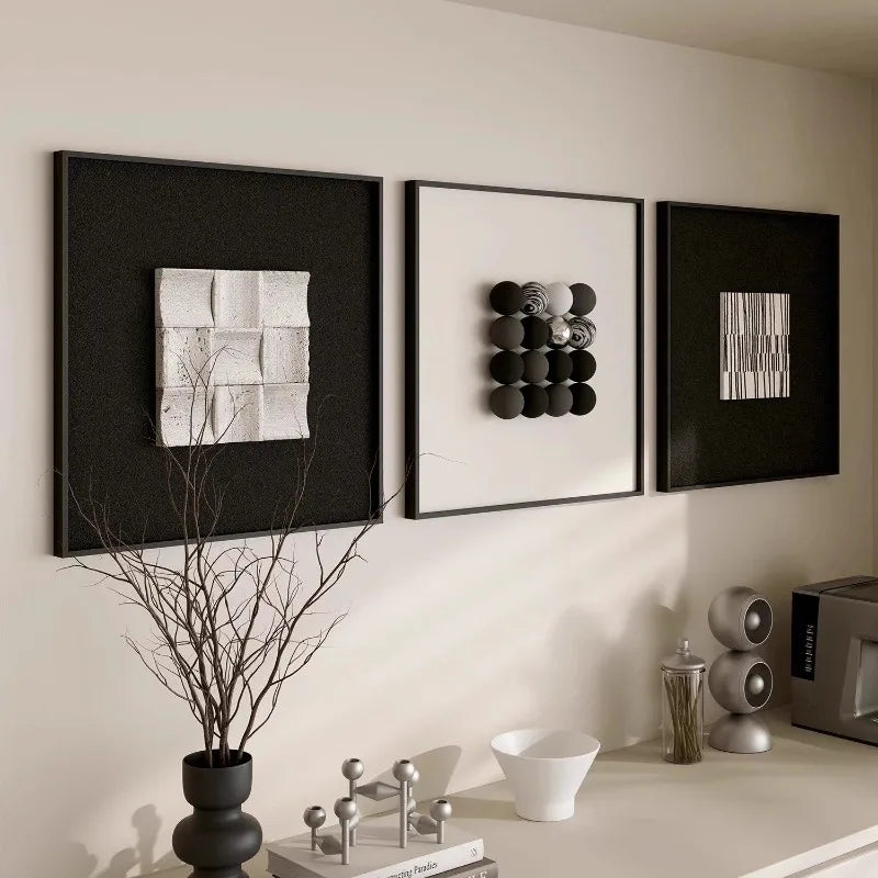 European-style Minimalist  Wall Art Living Room Decoration Vertical Decor Dining Room Foyer Irregular Wall Art Home Decoration