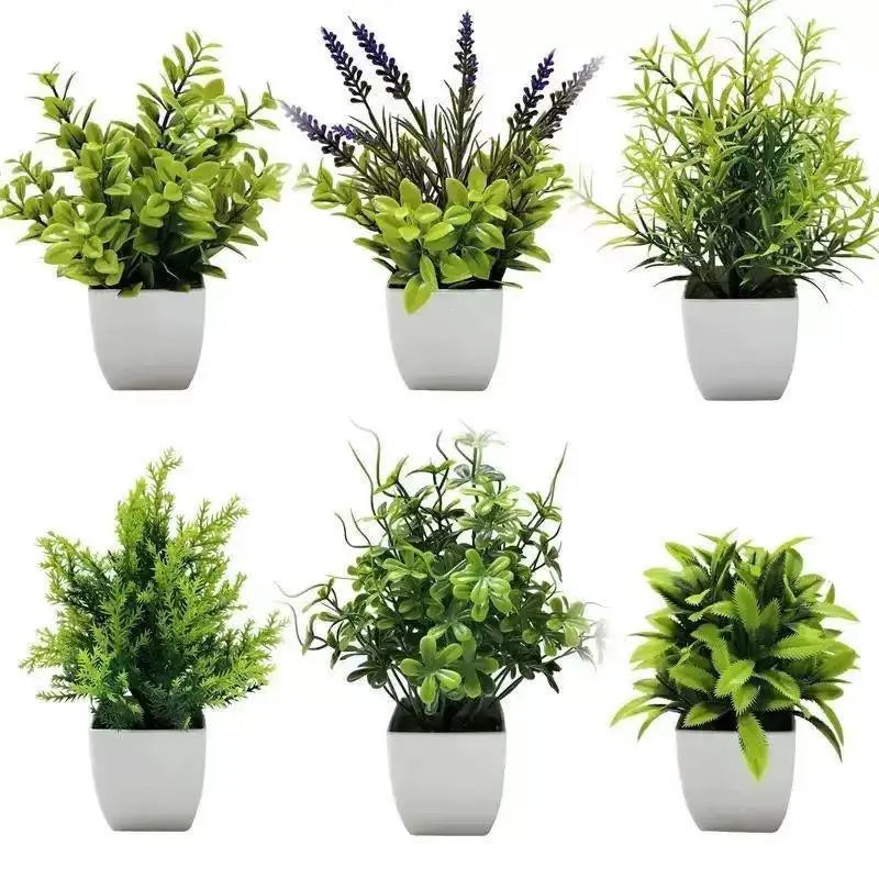 Artificial Potted Plants With Lifelike Foliage And No Maintenance
