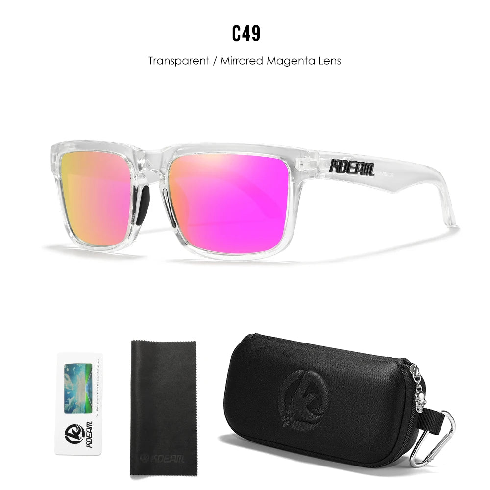 KDEAM Men's Square Sunglasses