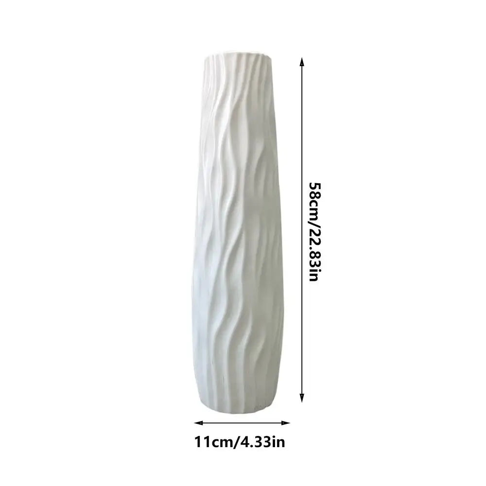 Tall Vases for Floor Textured Standing Decoration