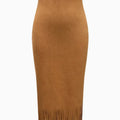 Women's Vintage Fringed Skirt for Spring, Autumn, and Winter, Stylish and Trendy, Suitable for Going Out, Dates, Holiday Gatherings, and Everyday Wear