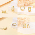 925 Silver Pearl Bee Star Moon Earrings – Trending Fashion Jewelry Gift