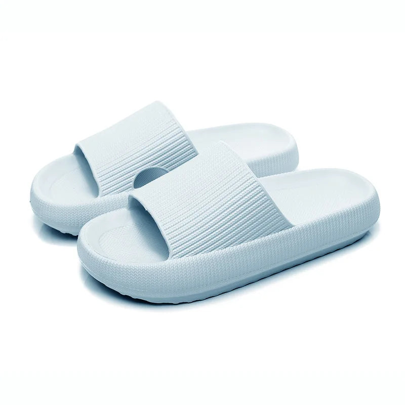 Women Thick Platform Cloud Slippers Indoor Home Eva Soft Sole Pillow Slides Sandals
