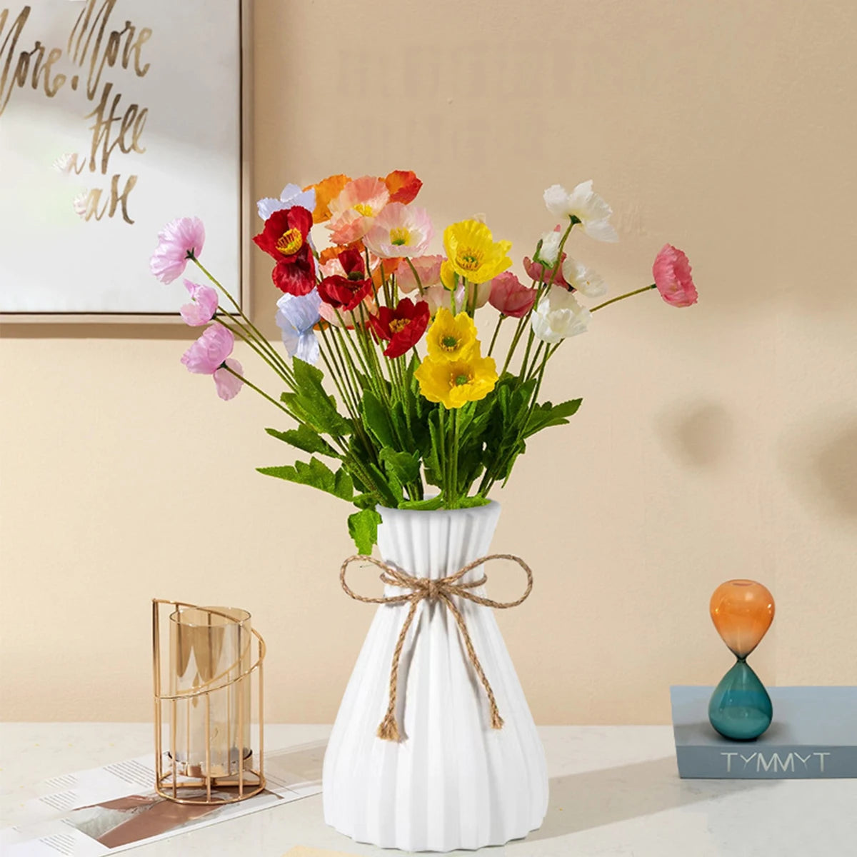 1PC Water Ripple Plastic Vase