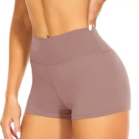 High Waist Slim Lady Clothing Fashion Women 2025 Summer Gym Sportswear Running Shorts Workout Tight Proof Seamless Yoga Short