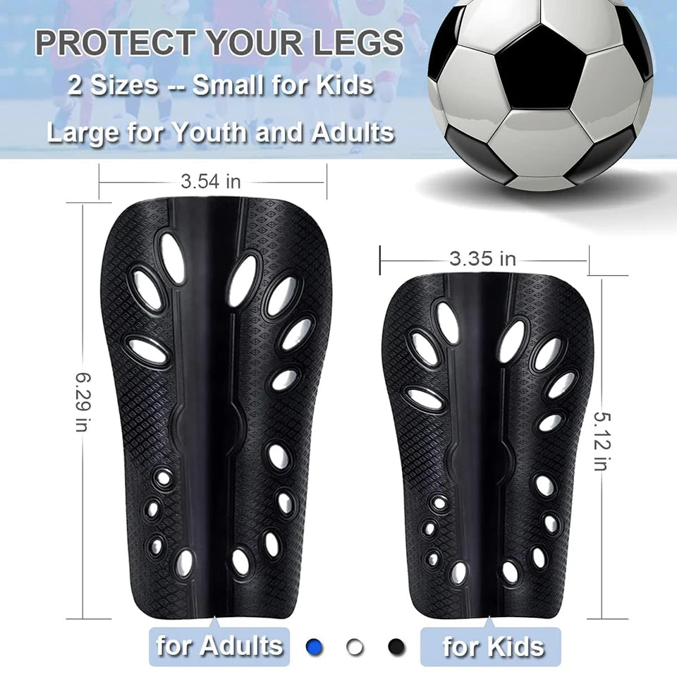 GOBYGO 1Pair Soccer Leg Warmers EVA material Match Training Sports Pads Plug-in Shin Guards Shin Protectors Calf Guard Inserts
