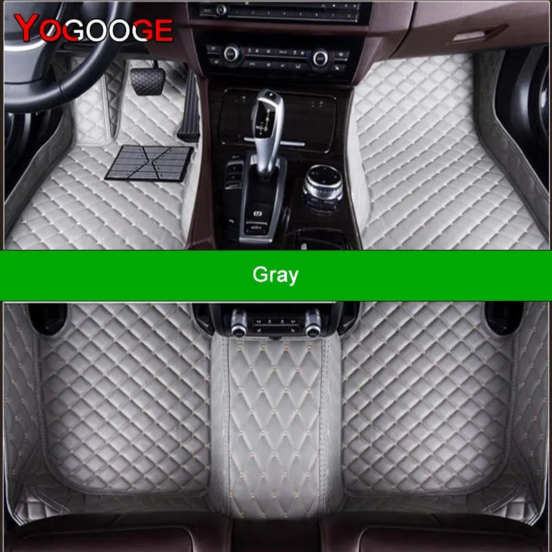 YOGOOGE Custom Car Floor Mats For Subaru Forester 2002-2023 Auto Carpets Foot Coche Accessorie