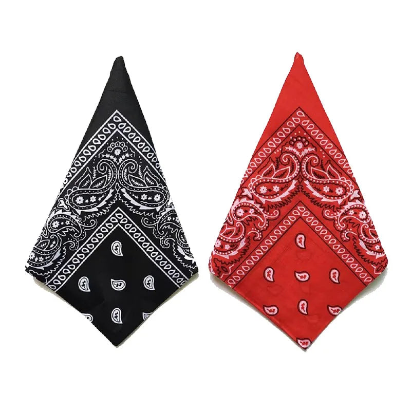 1/2pcs Hip Hop Bandana Man Women Fashion Outdoor Headbands Hair Band Wrist Wraps Hair Scarves High Quality Hair Accessories