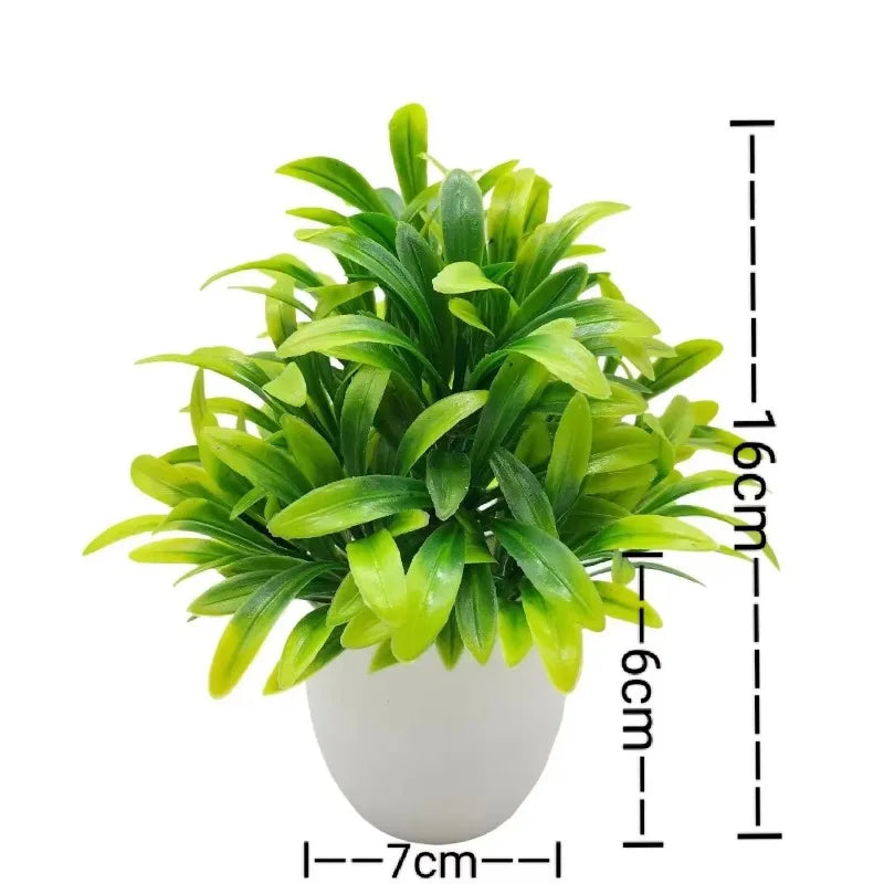 1PC Artificial Plant with Plastic Pot
