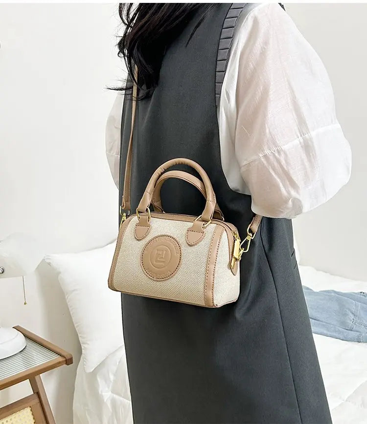 Famous Designer Leather Women's Tote Bag Luxury Brand Popular Classic Fine Craftsmanship Elegant Vintage Commuter Bag