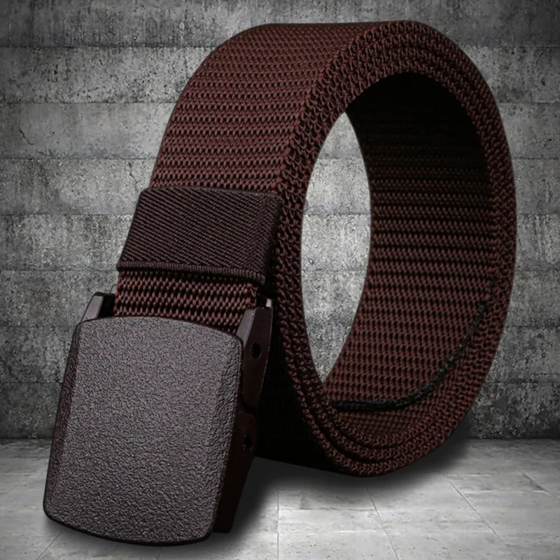 Men's Belt Outdoor Casual Canvas Belt Metal Free Training Nylon Tactical Belt With Pants Jeans Belt Sports Belts For Men Women
