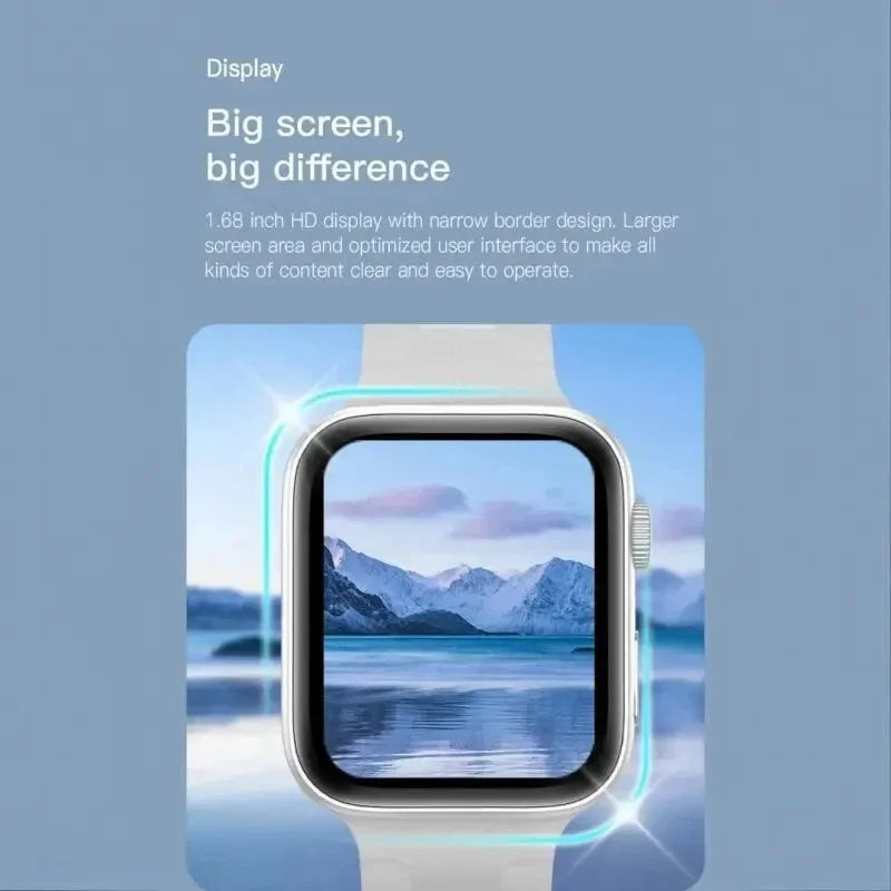 Smartwatch For Men Android IOS Phone 1.73" Screen Bluetooth Call Blood Oxygen Pressure Monitoring Smart Watch Women