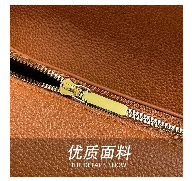 2025 New High-end Ladies Leather Hand Bag Luxury Brand Famous Designer Classic Simple Paris