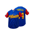Men's Breathable Baseball Jersey Short Sleeve "Venezuela 24" Embroidery, Breathable Loose Fit Baseball Shirt for Outdoor Sports