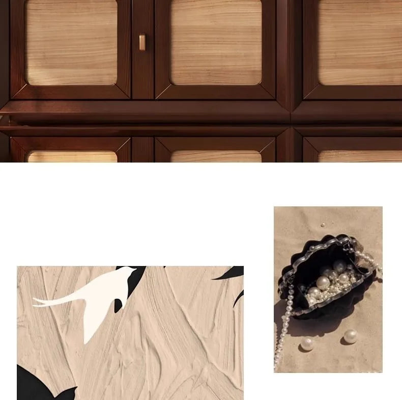 Chinese Style Small Screen Desktop Decoration Cabinet Bucket Decoration Foldable Retro Painting Desktop Decorative Ornamet