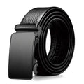 Fashionable Business Men's Belt Metal Buckle Belt High Quality PU Leather Soft Belt Paired with Work Pants and Jeans