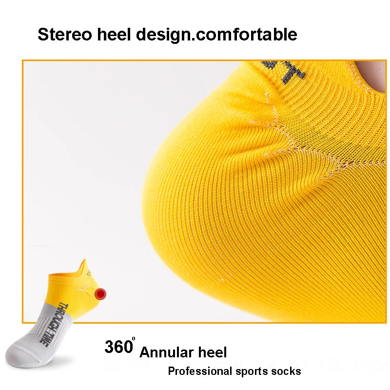 10 Pairs/Lot High Quality Men's Ankle Socks Athletic Fitness Running Socks Breathable Spring Summer Mesh Casual Short Sock Gifts