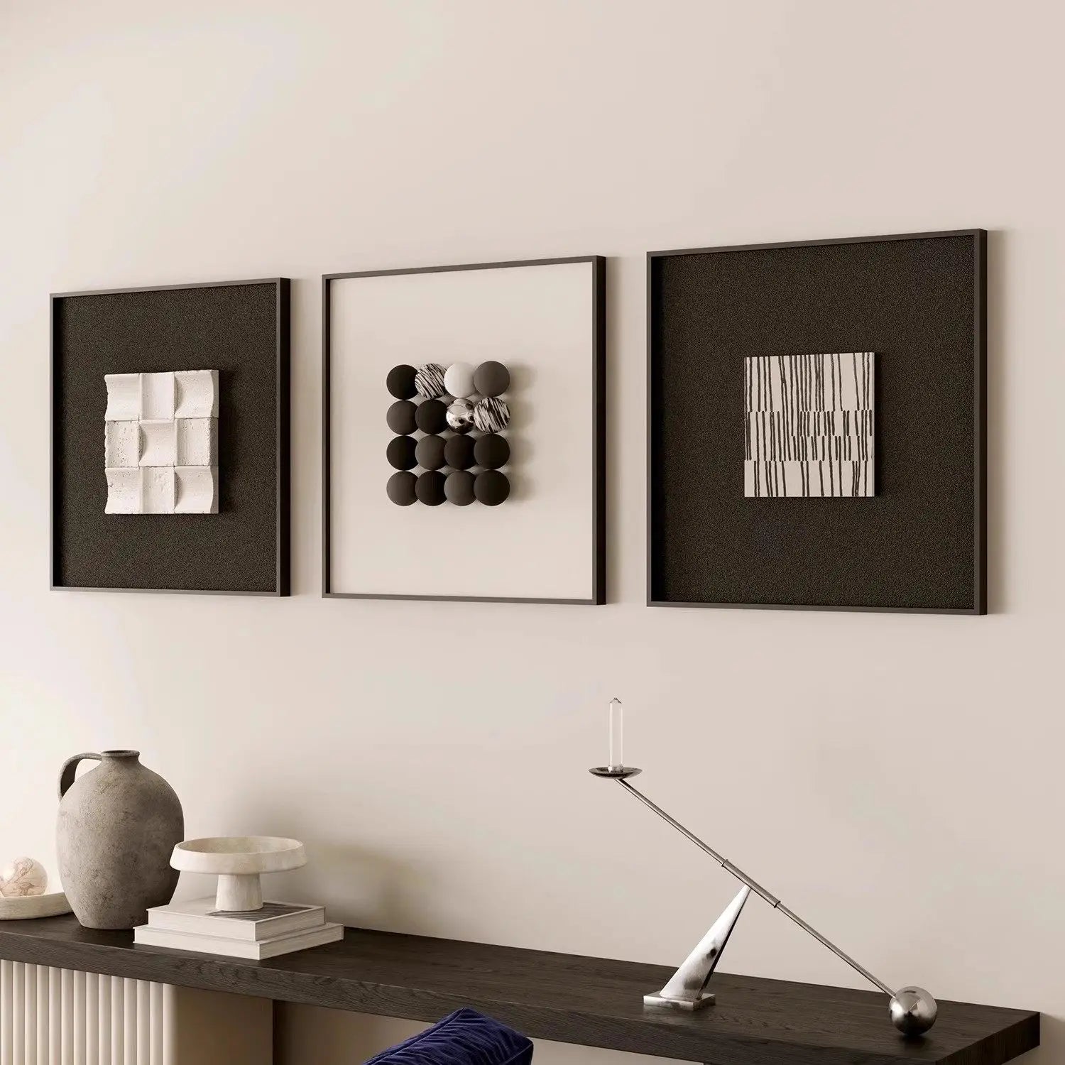 European-style Minimalist  Wall Art Living Room Decoration Vertical Decor Dining Room Foyer Irregular Wall Art Home Decoration